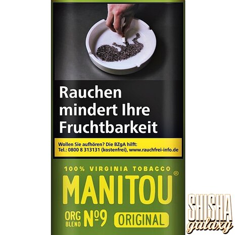 Manitou Manitou - Org. Blend - Green No.9 - Feinschnitttabak - Pouch - 30g Manitou Manitou - Org. Blend - Green No.9 - Feinschnitttabak - Pouch - 30g