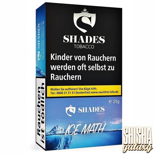 Shades Tobacco Shades Tabak - Ice Math (25g) - Shisha Tabak