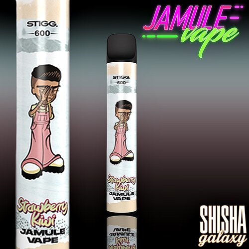 Jamule Jamule Vape - Strawberry Kiwi - E-Shisha - 600 Züge / Nikotin 20 mg