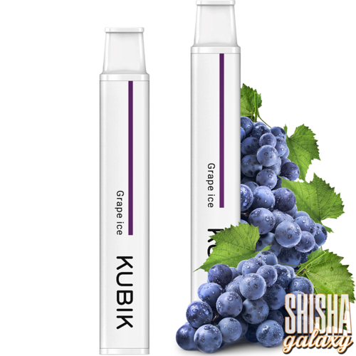 Kubik Kubik Vape - Grape Ice - E-Shisha - 600 Züge / Nikotin 20 mg