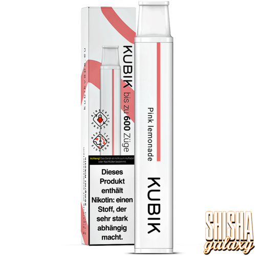 Kubik Kubik Vape - Pink Lemonade - E-Shisha - 600 Züge / Nikotin 20 mg