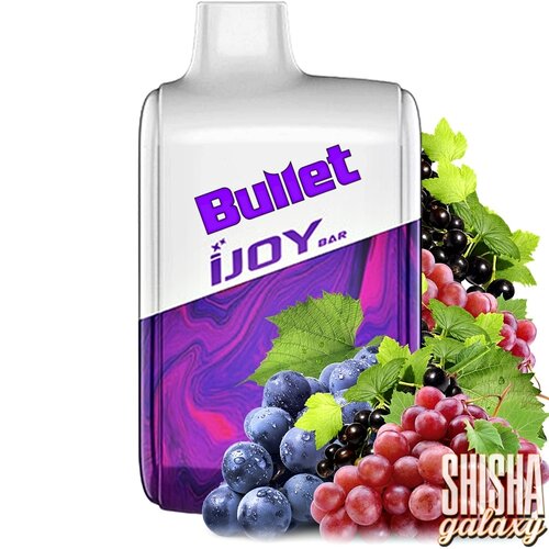 Bullet IC600 Bullet IC600 by I Joy Vape - Black Currant Grape - E-Shisha - 600 Züge / Nikotin 20 mg