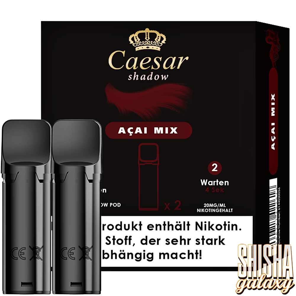 Caesar Caesar Shadow - Acai Mix - Liquid Pod - 2 ml - Nikotin 20 mg - 2er Pack (4ml) Caesar Caesar Shadow - Acai Mix - Liquid Pod - 2 ml - Nikotin 20 mg - 2er Pack (4ml)
