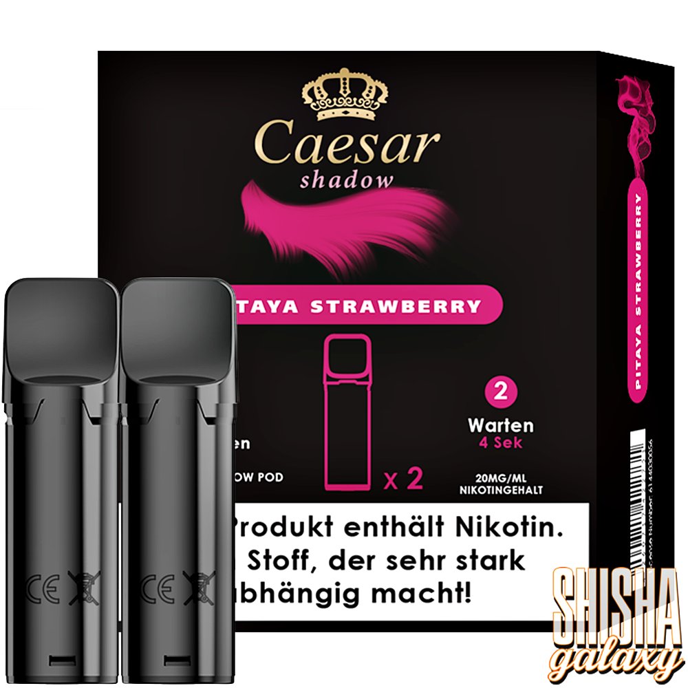 Caesar Caesar Shadow - Pitaya Strawberry - Liquid Pod - 2 ml - Nikotin 20 mg - 2er Pack (4ml) Caesar Caesar Shadow - Pitaya Strawberry - Liquid Pod - 2 ml - Nikotin 20 mg - 2er Pack (4ml)