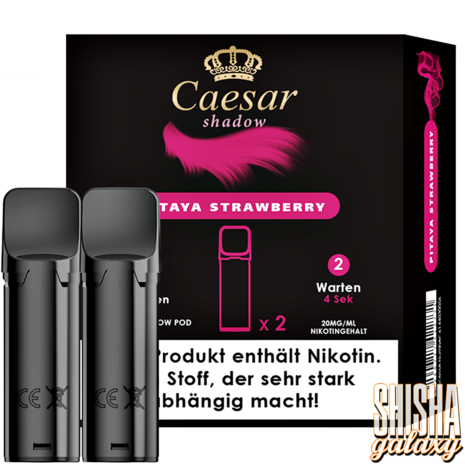 Caesar Caesar Shadow - Pitaya Strawberry - Liquid Pod - 2 ml - Nikotin 20 mg - 2er Pack (4ml) Caesar Caesar Shadow - Pitaya Strawberry - Liquid Pod - 2 ml - Nikotin 20 mg - 2er Pack (4ml)