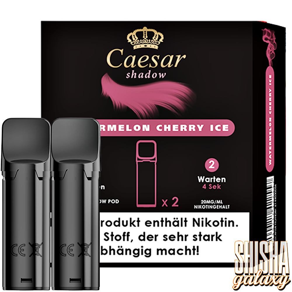 Caesar Caesar Shadow - Watermelon Cherry Ice - Liquid Pod - 2 ml - Nikotin 20 mg - 2er Pack (4ml) Caesar Caesar Shadow - Watermelon Cherry Ice - Liquid Pod - 2 ml - Nikotin 20 mg - 2er Pack (4ml)
