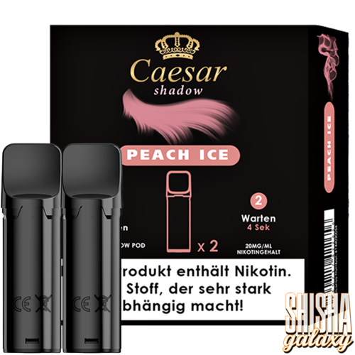 Caesar Caesar Shadow - Peach Ice - Liquid Pod - 2 ml - Nikotin 20 mg - 10er Pack