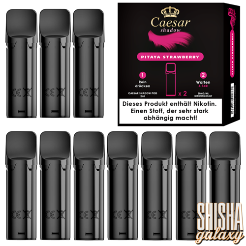 Caesar Caesar Shadow - Pitaya Strawberry - Liquid Pod - 2 ml - Nikotin 20 mg - 10er Pack