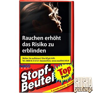 Fargo Stopf-Beutel - Rot - Volumentabak / Stopftabak - Pouch - 30g