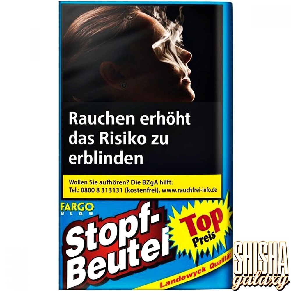 Fargo Fargo - Stopf-Beutel - Blau - Volumentabak / Stopftabak - Pouch - 30g Fargo Fargo - Stopf-Beutel - Blau - Volumentabak / Stopftabak - Pouch - 30g