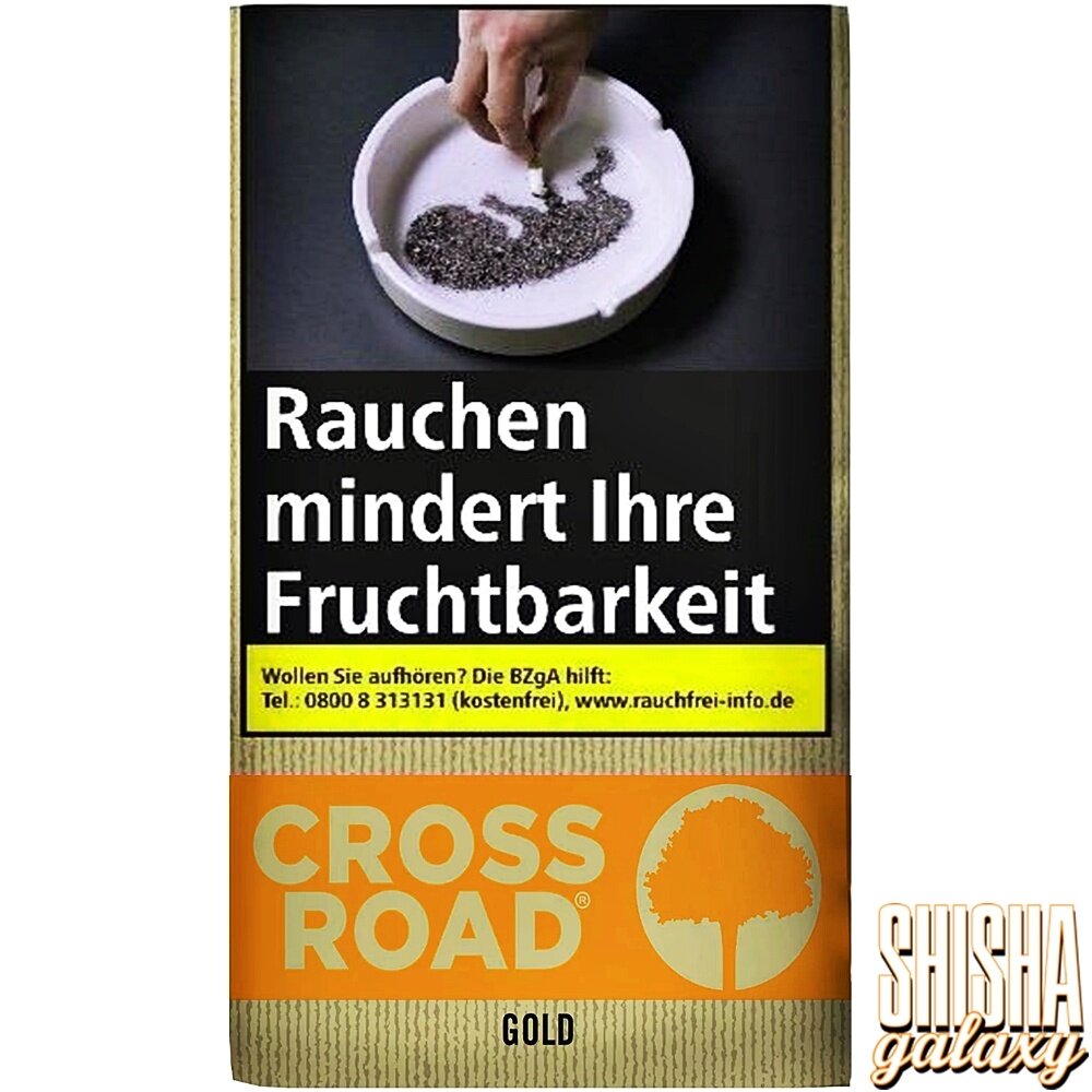 Cross Road Cross Road - Gold - Feinschnitttabak - Pouch - 30g