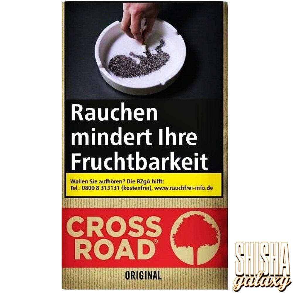 Cross Road Cross Road - Original Rot - Feinschnitttabak - Pouch - 30g Cross Road Cross Road - Original Rot - Feinschnitttabak - Pouch - 30g