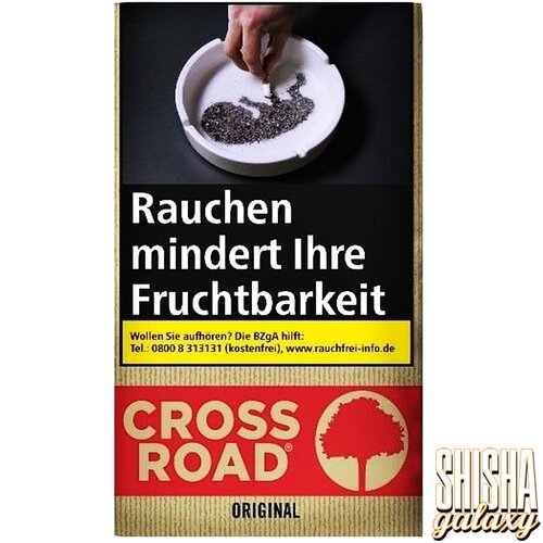 Cross Road Original Rot - Feinschnitttabak - Pouch - 30g