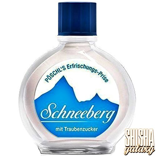 Pöschl Pöschl - Schneeberg Weiß - Snuff / Schnupfpulver mit Traubenzucker - Tabakfrei & Nikotinfrei - Flasche - 10g