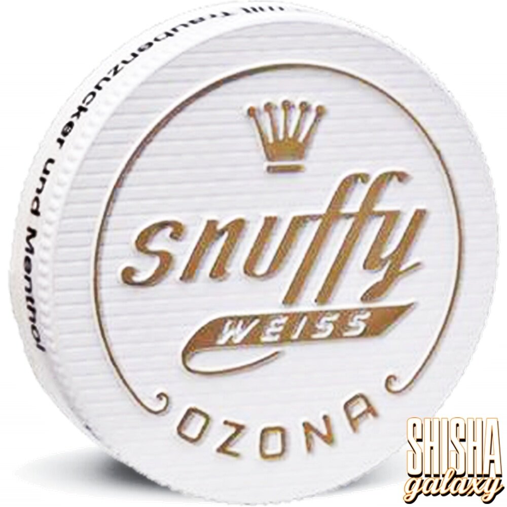 Ozona Ozona - Snuffy Weiss - Snuff / Schnupfpulver mit Traubenzucker - Tabakfrei & Nikotinfrei - Dose - 6g Ozona Ozona - Snuffy Weiss - Snuff / Schnupfpulver mit Traubenzucker - Tabakfrei & Nikotinfrei - Dose - 6g