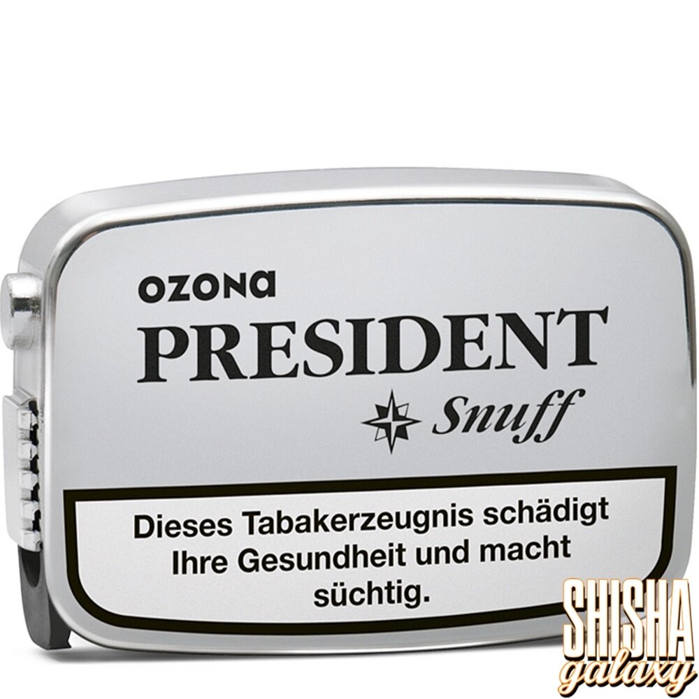 Ozona Ozona - President - Snuff / Schnupftabak mit Nikotin - Dose - 7g Ozona Ozona - President - Snuff / Schnupftabak mit Nikotin - Dose - 7g