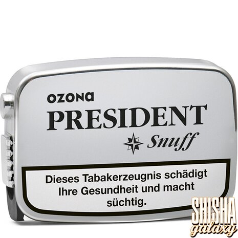 Ozona Ozona - President - Snuff / Schnupftabak mit Nikotin - Dose - 7g Ozona Ozona - President - Snuff / Schnupftabak mit Nikotin - Dose - 7g