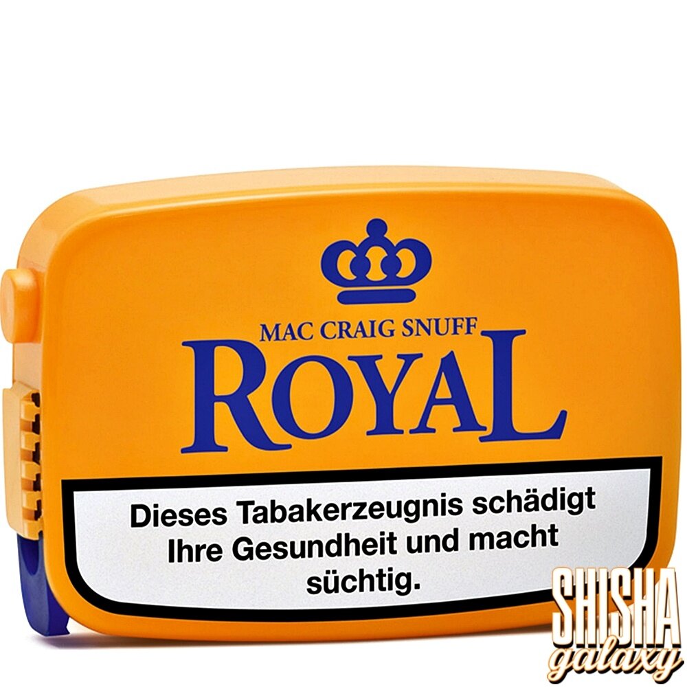 Mac Craig Snuff Royal Mac Craig Snuff - Royal - Snuff / Schnupftabak mit Nikotin - Dose - 7g Mac Craig Snuff Royal Mac Craig Snuff - Royal - Snuff / Schnupftabak mit Nikotin - Dose - 7g