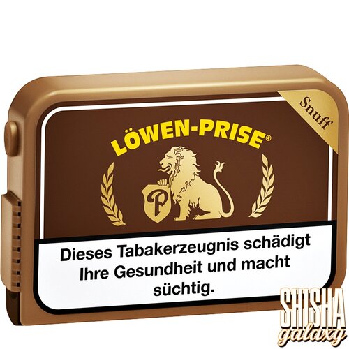 Pöschl Pöschl - Löwenprise - Snuff / Schnupftabak mit Nikotin - Dose - 10g