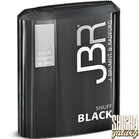 JBR John Brumfit & Radford JBR - Black - Snuff / Schnupftabak mit Nikotin - Dose - 10g JBR John Brumfit & Radford JBR - Black - Snuff / Schnupftabak mit Nikotin - Dose - 10g