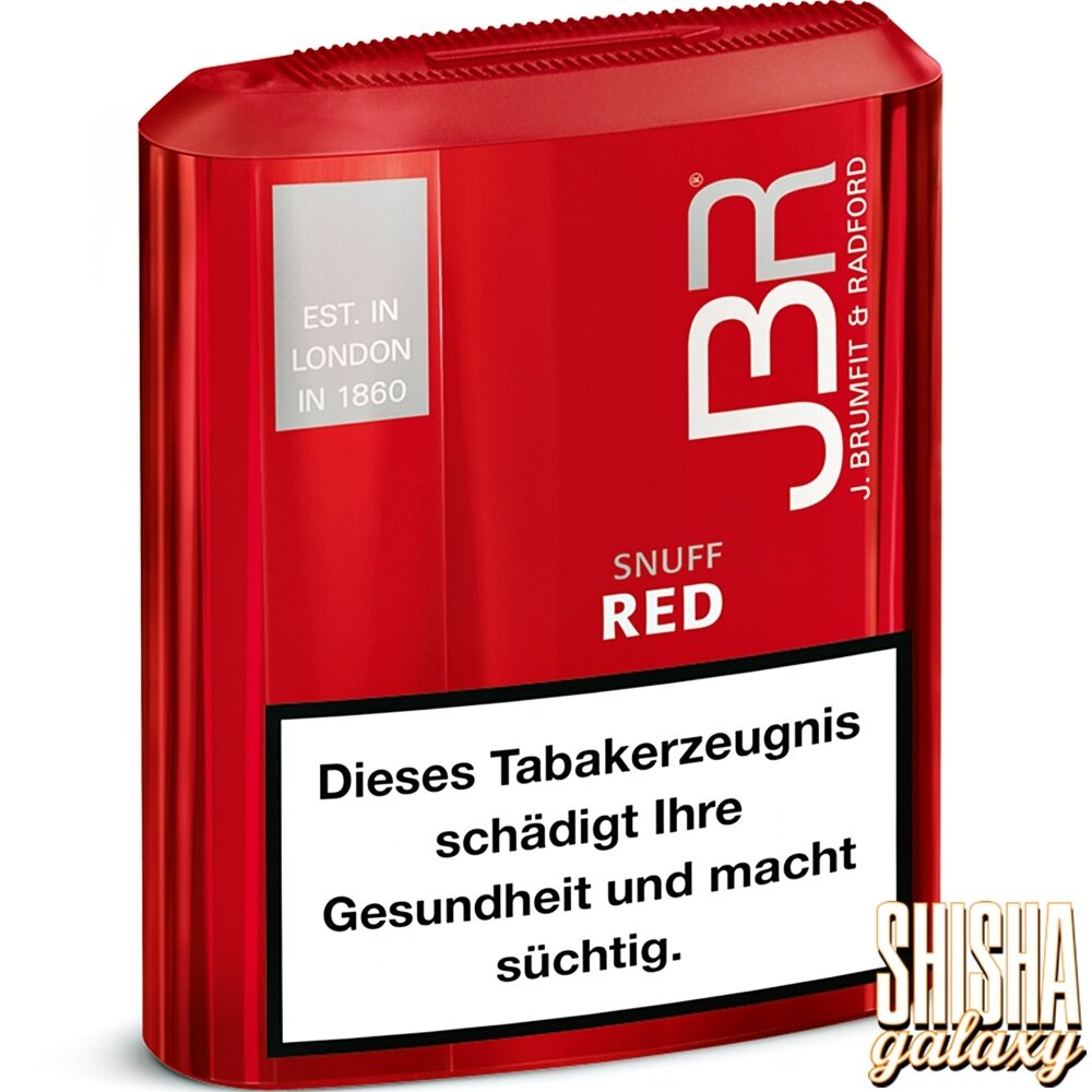 JBR John Brumfit & Radford JBR - Red - Snuff / Schnupftabak mit Nikotin - Dose - 10g
