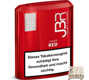 JBR John Brumfit & Radford Red - Snuff / Schnupftabak - Dose - 10g JBR John Brumfit & Radford Red - Snuff / Schnupftabak - Dose - 10g