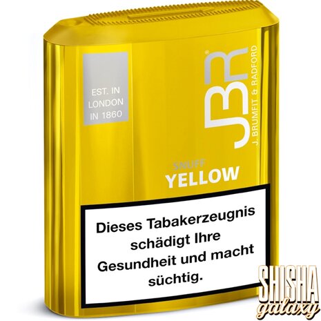 JBR John Brumfit & Radford JBR - Yellow - Snuff / Schnupftabak mit Nikotin - Dose - 10g