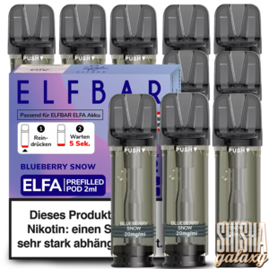 Elf Bar ELFA - Blueberry Snow - Liquid Pod - Nikotin 20 mg - 10er Pack