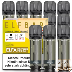 Elf Bar ELFA - Mango - Liquid Pod - Nikotin 20 mg - 10er Pack