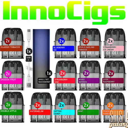 InnoCigs InnoCigs - ECO - Classic Tobacco - Liquid Pod - Nikotin 17 mg - 2er Pack