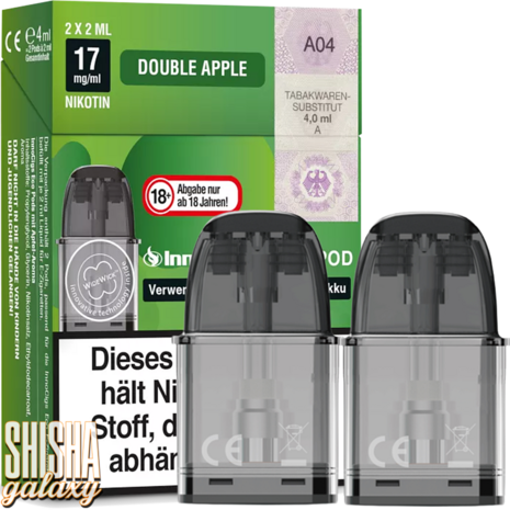 InnoCigs InnoCigs ECO - Double Apple - Liquid Pod - Nikotin 17 mg - 2er Pack (4ml) InnoCigs InnoCigs ECO - Double Apple - Liquid Pod - Nikotin 17 mg - 2er Pack (4ml)