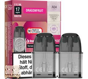 InnoCigs ECO - Dragonfruit - Liquid Pod - Nikotin 17 mg - 2er Pack InnoCigs ECO - Dragonfruit - Liquid Pod - Nikotin 17 mg - 2er Pack