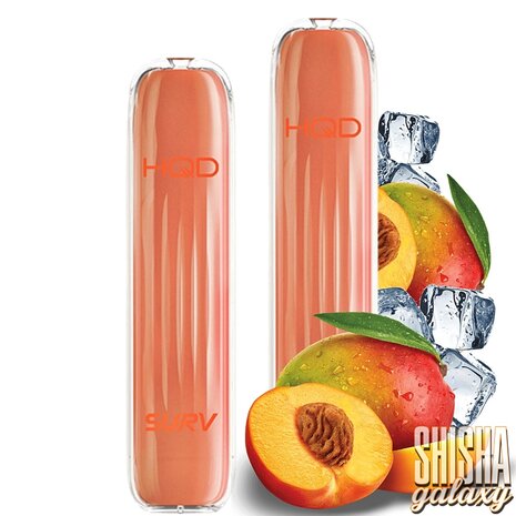HQD HQD Surv - Peach - 600 Züge / Nikotin 18 mg - Einweg E-Zigarette HQD HQD Surv - Peach - 600 Züge / Nikotin 18 mg - Einweg E-Zigarette