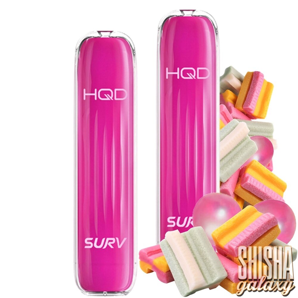HQD HQD Surv - Bubble Gum / Chewie - 600 Züge / Nikotin 18 mg - Einweg E-Zigarette HQD HQD Surv - Bubble Gum / Chewie - 600 Züge / Nikotin 18 mg - Einweg E-Zigarette