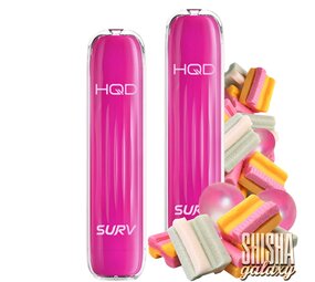 HQD Bubble Gum / Chewie - 600 Züge / Nikotin 18 mg HQD Bubble Gum / Chewie - 600 Züge / Nikotin 18 mg