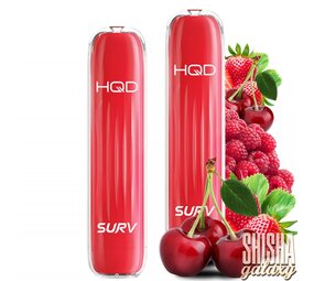 HQD Raspberry Strawberry Cherry - 600 Züge / Nikotin 18 mg HQD Raspberry Strawberry Cherry - 600 Züge / Nikotin 18 mg