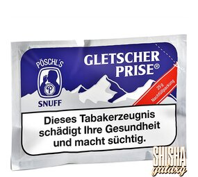 Pöschl Gletscher Prise - Snuff / Schnupftabak - Beutel - 25g Pöschl Gletscher Prise - Snuff / Schnupftabak - Beutel - 25g