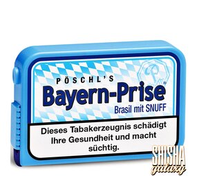 Pöschl Bayern Prise Brasil - Snuff / Schnupftabak - Dose - 10g Pöschl Bayern Prise Brasil - Snuff / Schnupftabak - Dose - 10g