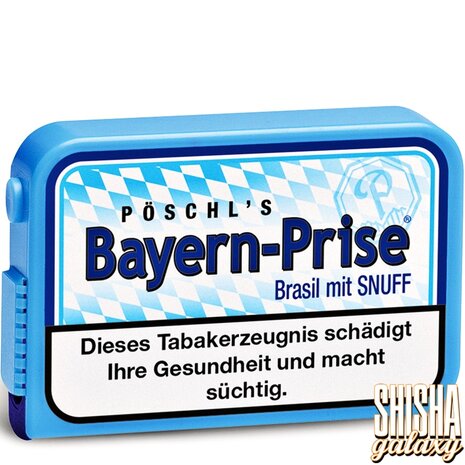 Pöschl Pöschl - Bayern Prise Brasil - Snuff / Schnupftabak mit Nikotin - Dose - 10g Pöschl Pöschl - Bayern Prise Brasil - Snuff / Schnupftabak mit Nikotin - Dose - 10g