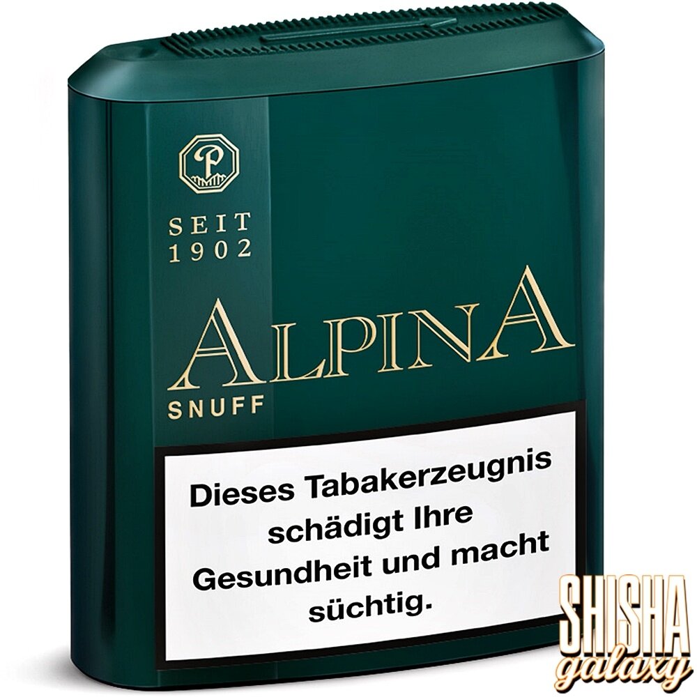 Pöschl Pöschl - Alpina - Snuff / Schnupftabak mit Nikotin - Dose - 10g
