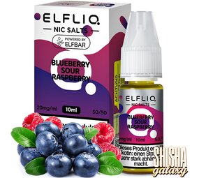 Elfliq Blueberry Sour Raspberry - E-Liquid - Nikotin 10 mg/ml Elfliq Blueberry Sour Raspberry - E-Liquid - Nikotin 10 mg/ml