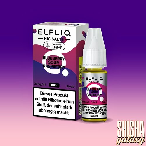 Elfliq ELFLIQ by Elf Bar - Blueberry Sour Raspberry - Liquid - Nikotin 10 mg/ml