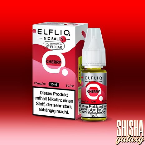 Elfliq ELFLIQ / Elfbar - Cherry - E-Liquid - Nikotin 10 mg/ml Elfliq ELFLIQ / Elfbar - Cherry - E-Liquid - Nikotin 10 mg/ml