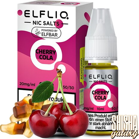 Elfliq ELFLIQ / Elfbar - Cherry Cola - E-Liquid - Nikotin 10 mg/ml Elfliq ELFLIQ / Elfbar - Cherry Cola - E-Liquid - Nikotin 10 mg/ml