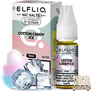 Elfliq Cotton Candy Ice - E-Liquid - Nikotin 10 mg/ml Elfliq Cotton Candy Ice - E-Liquid - Nikotin 10 mg/ml