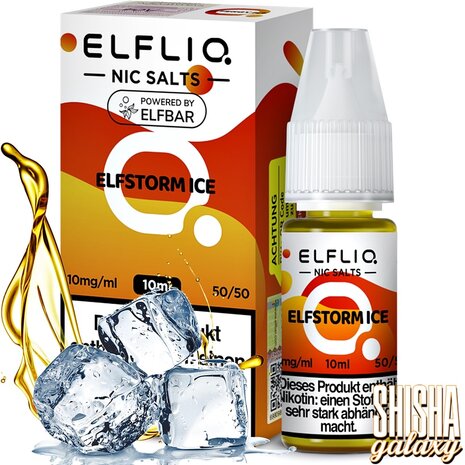 Elfliq ELFLIQ / Elfbar - Elfstorm Ice - E-Liquid - Nikotin 10 mg/ml Elfliq ELFLIQ / Elfbar - Elfstorm Ice - E-Liquid - Nikotin 10 mg/ml