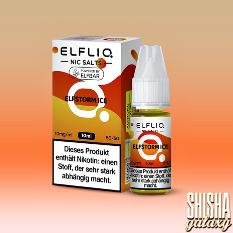Elfliq ELFLIQ / Elfbar - Elfstorm Ice - E-Liquid - Nikotin 10 mg/ml Elfliq ELFLIQ / Elfbar - Elfstorm Ice - E-Liquid - Nikotin 10 mg/ml