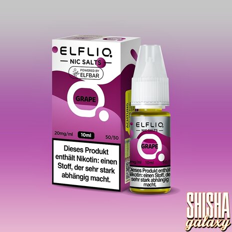 Elfliq ELFLIQ / Elfbar - Grape - E-Liquid - Nikotin 10 mg/ml Elfliq ELFLIQ / Elfbar - Grape - E-Liquid - Nikotin 10 mg/ml