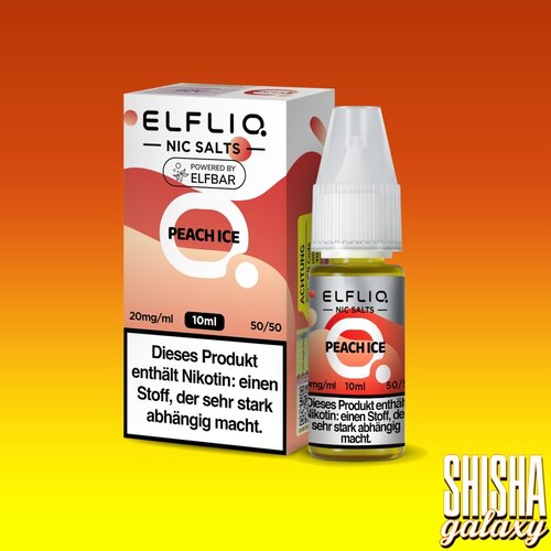 Elfliq ELFLIQ by Elf Bar - Peach Ice - Liquid - Nikotin 10 mg/ml