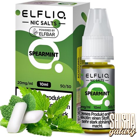 Elfliq ELFLIQ / Elfbar - Spearmint - E-Liquid - Nikotin 10 mg/ml Elfliq ELFLIQ / Elfbar - Spearmint - E-Liquid - Nikotin 10 mg/ml